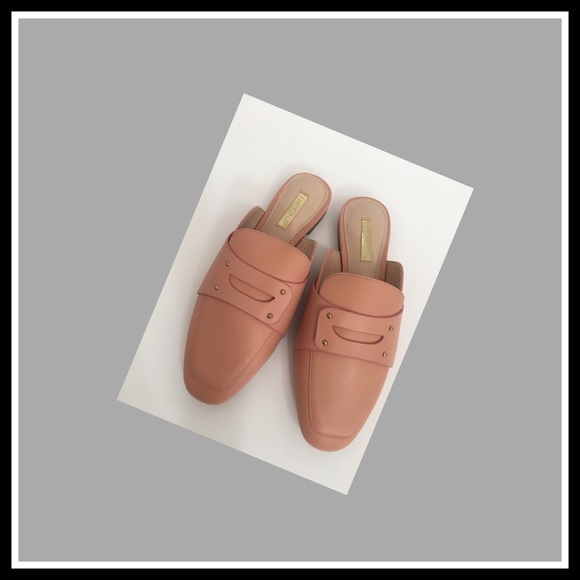 Louise et Cie Women’s Leather Slide Mule Shoe - Picture 4 of 4